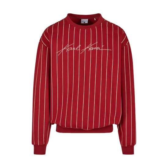 Karl Kani Ανδρικό φούτερ Autograph Pinstripe Sweat OS Crewneck